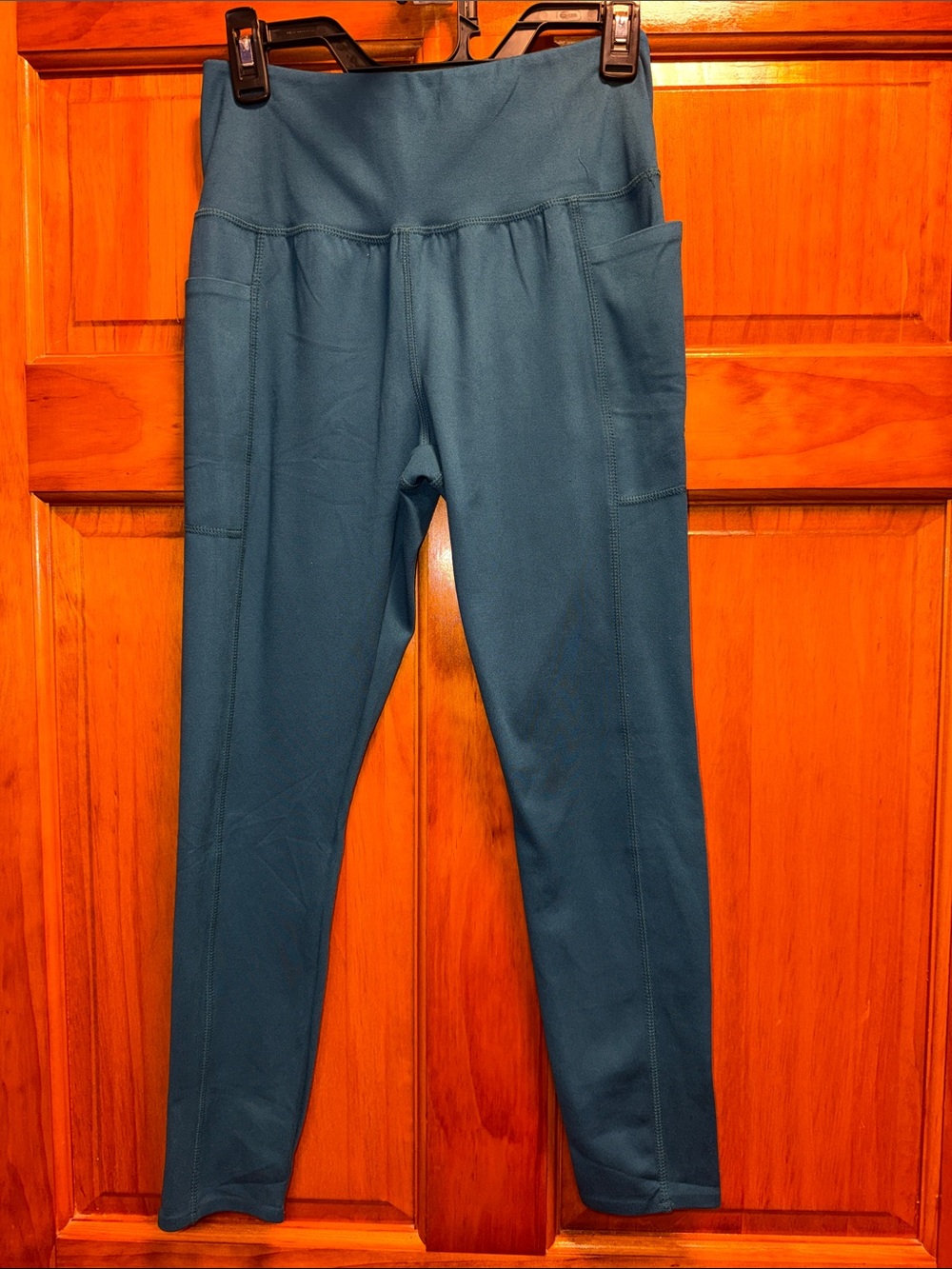Danskin Teal Active Leggings with Side Pockets